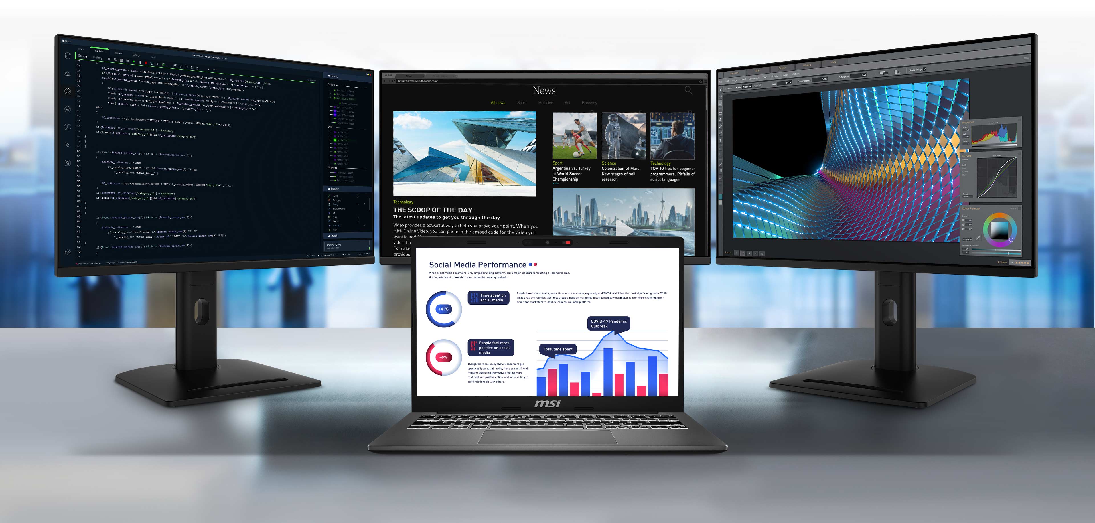 MSI Laptop Matrix Display
