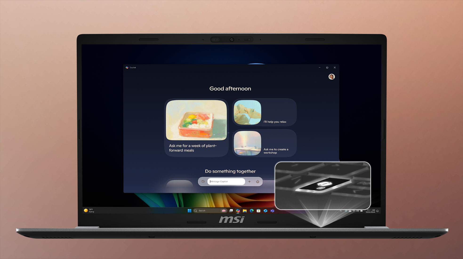 Copilot+ PC  Msi laptop
