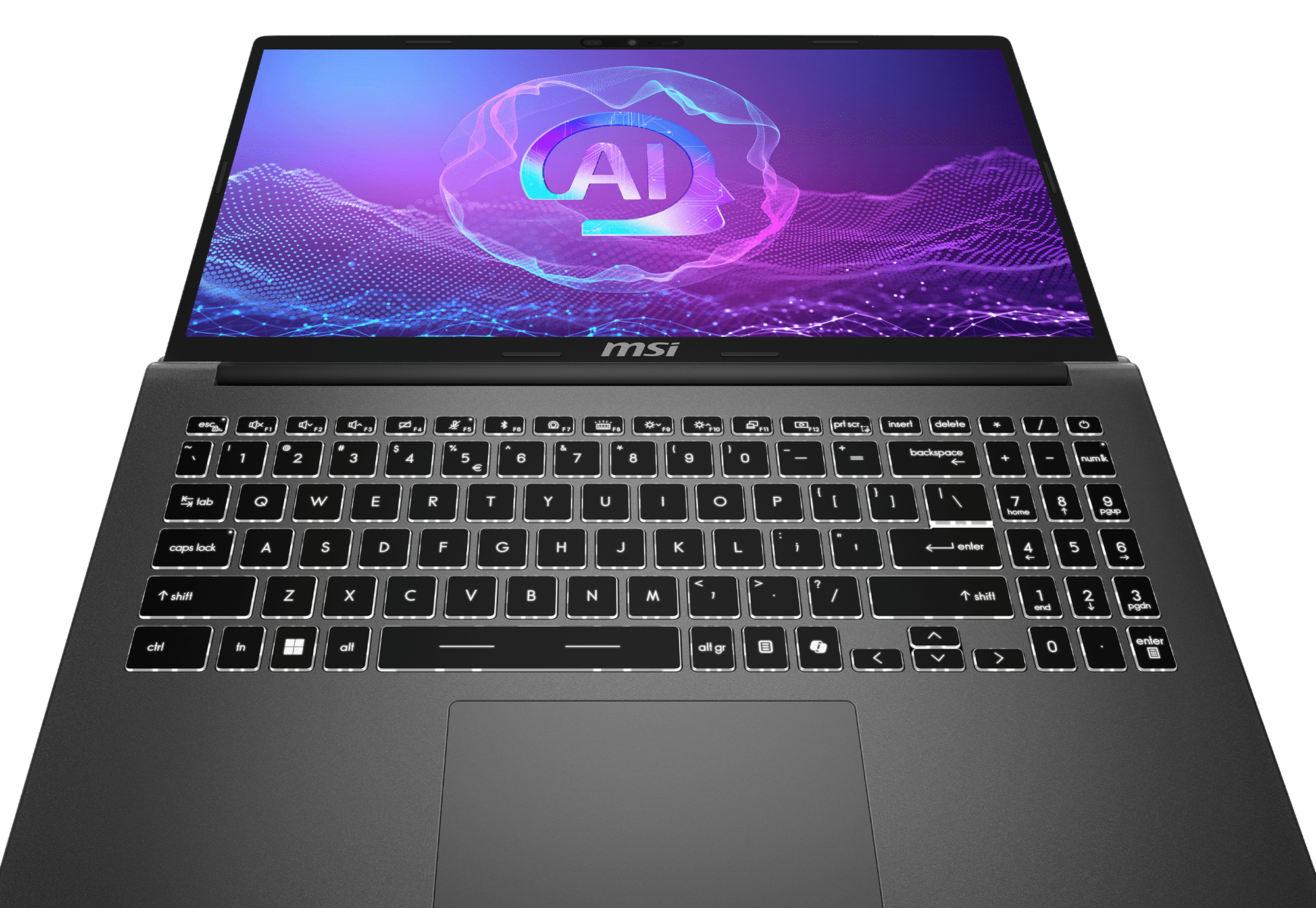 msi modern A15 AI+ A3HM Fingertips