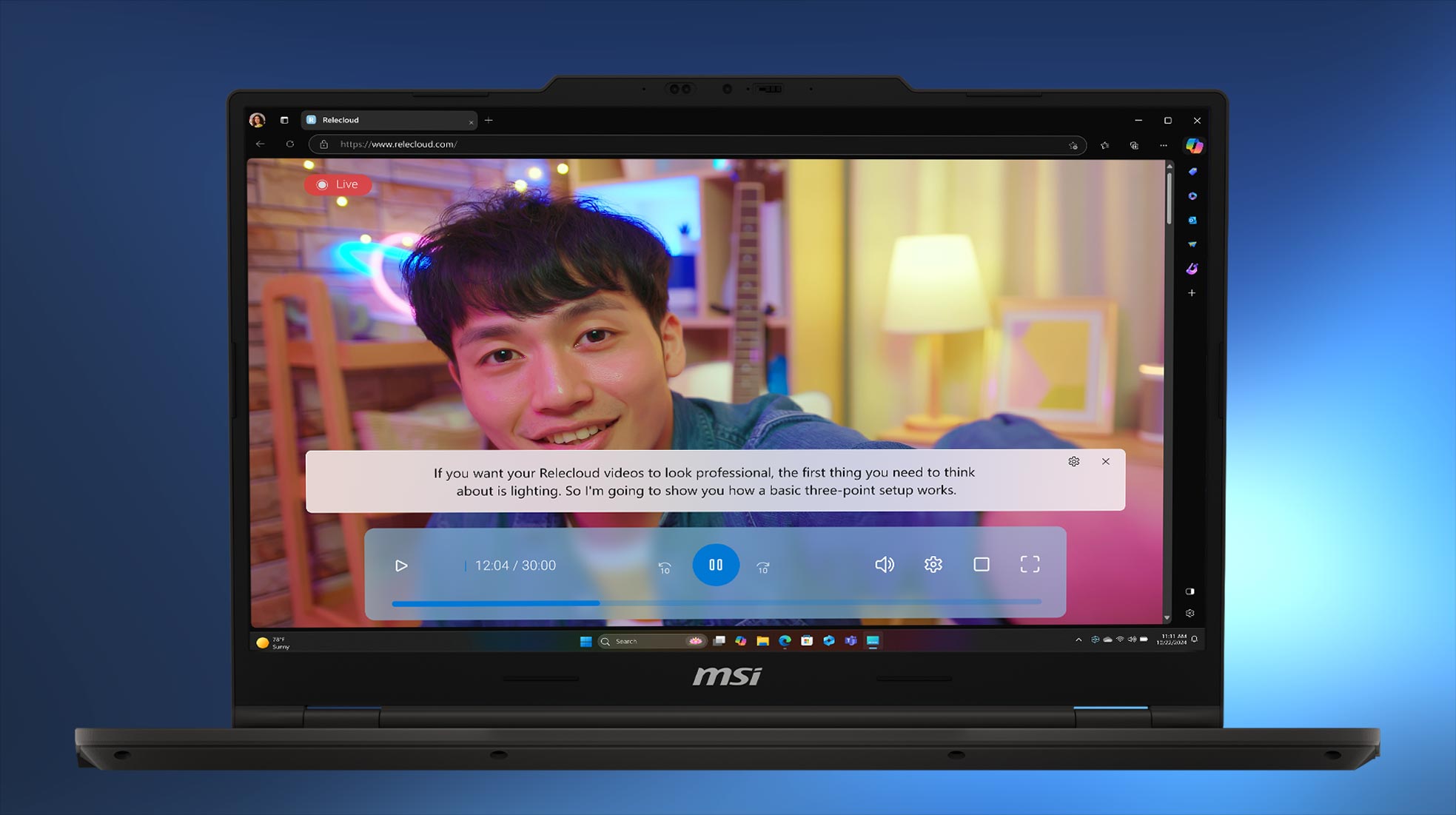 Copilot Live Caption function