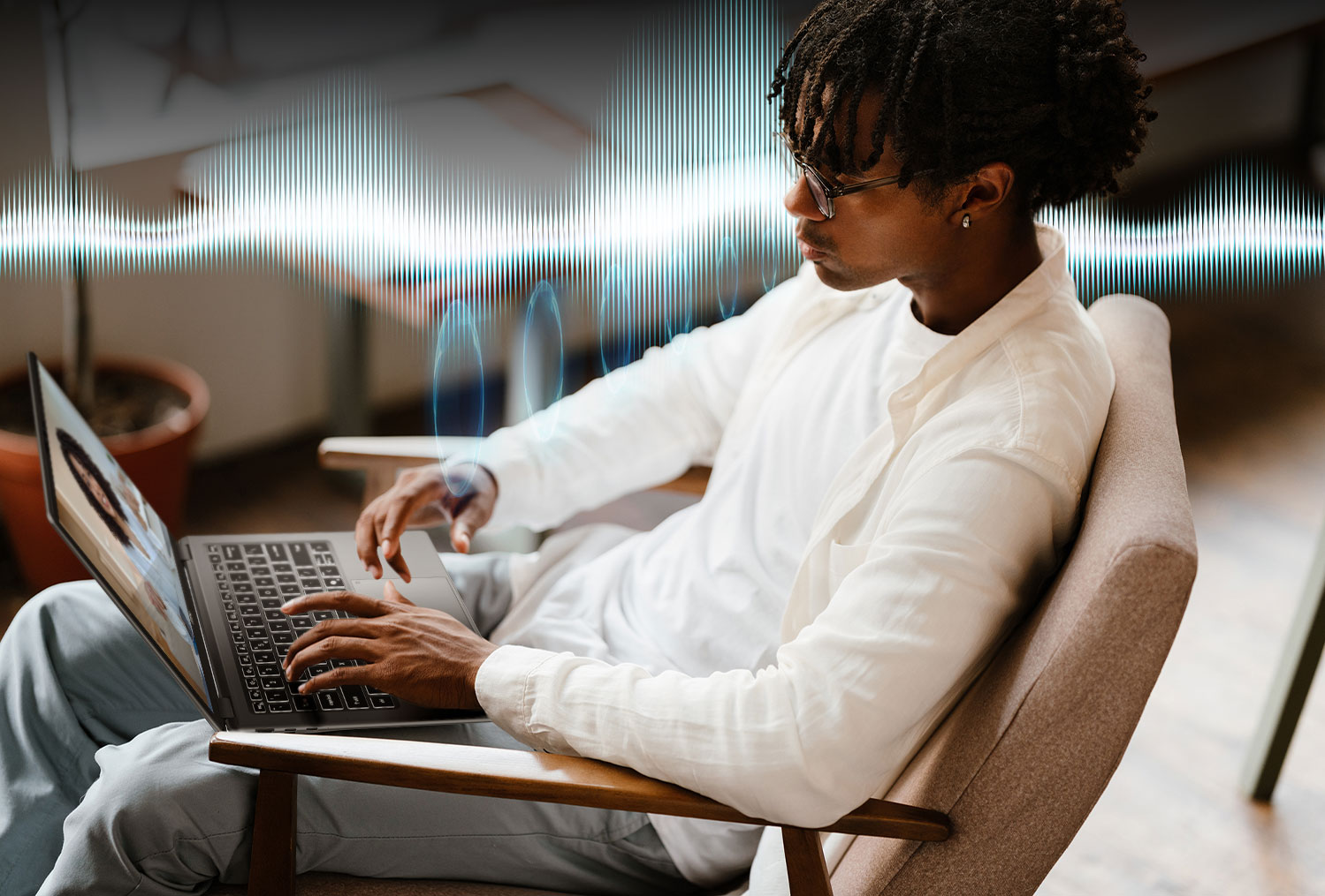 AI Noise Cancellation Pro feature demonstration