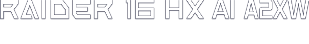 Raider 16 HX AI A2XW