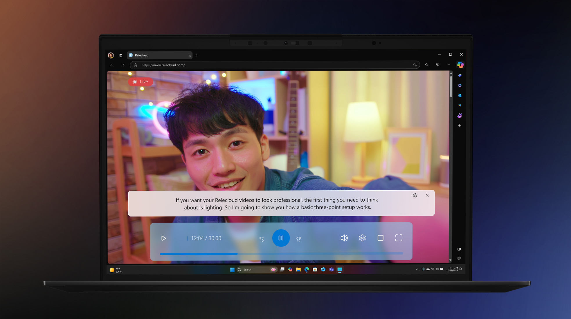 Copilot Live Caption function