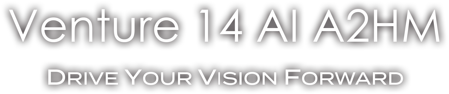 venture 14 AI A2HM title Slogan