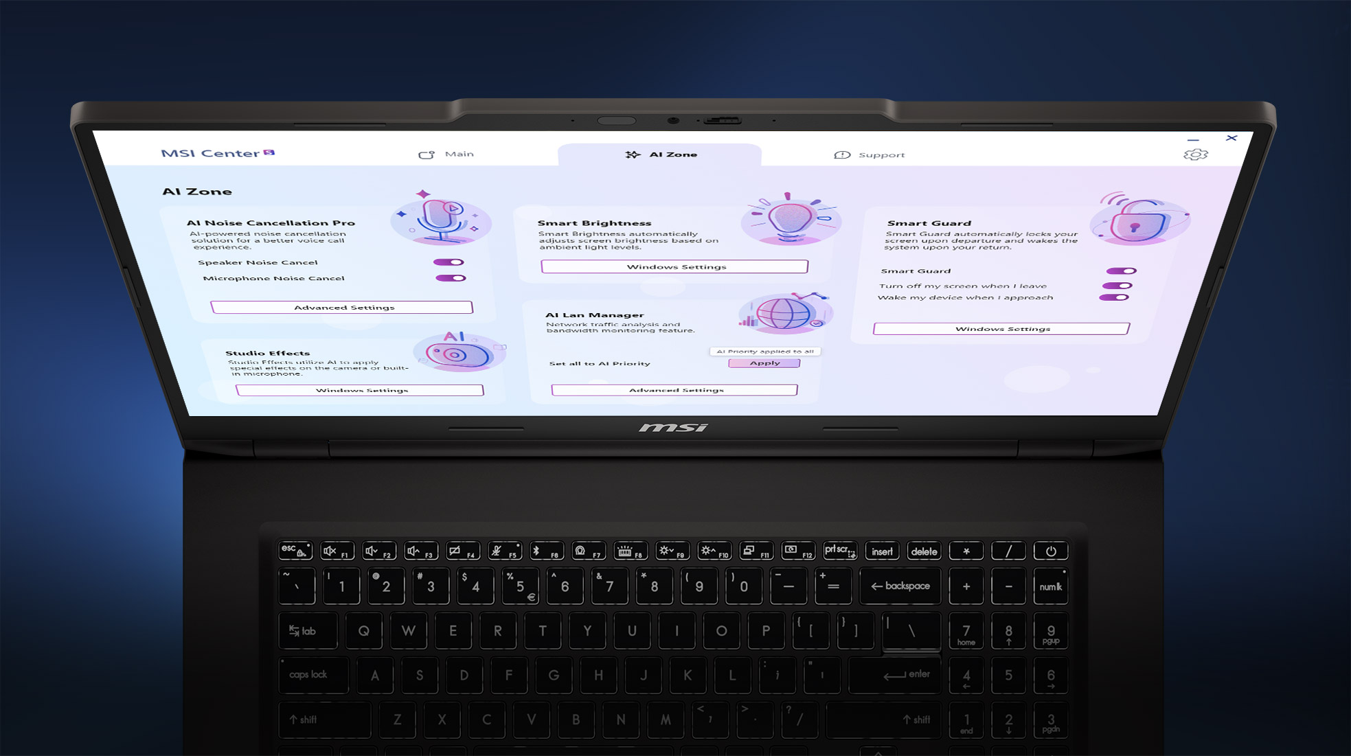 MSI VenturePro 17 Ai Zone 