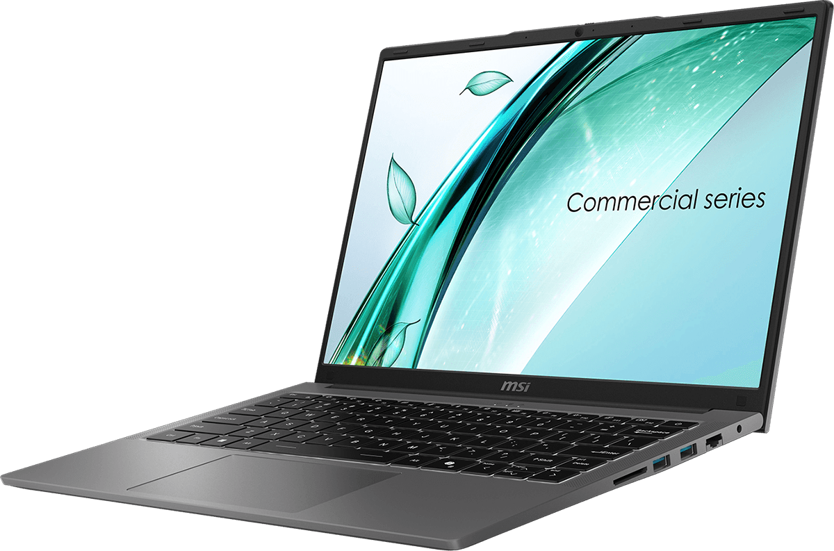 MSI laptop with sustainable production and FSC certification