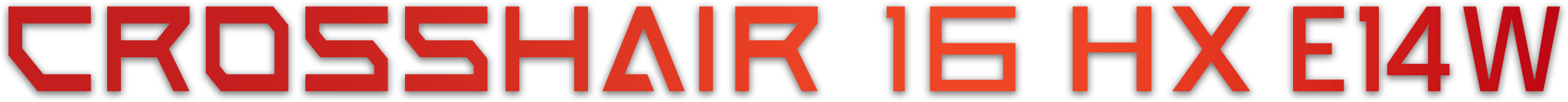 Crosshair 16 HX E14W - 16” Gaming. Strong and Stable.