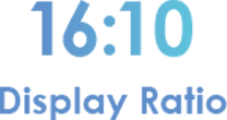 16:10 aspect ratio display icon