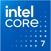 Intel Core 7 processor badge