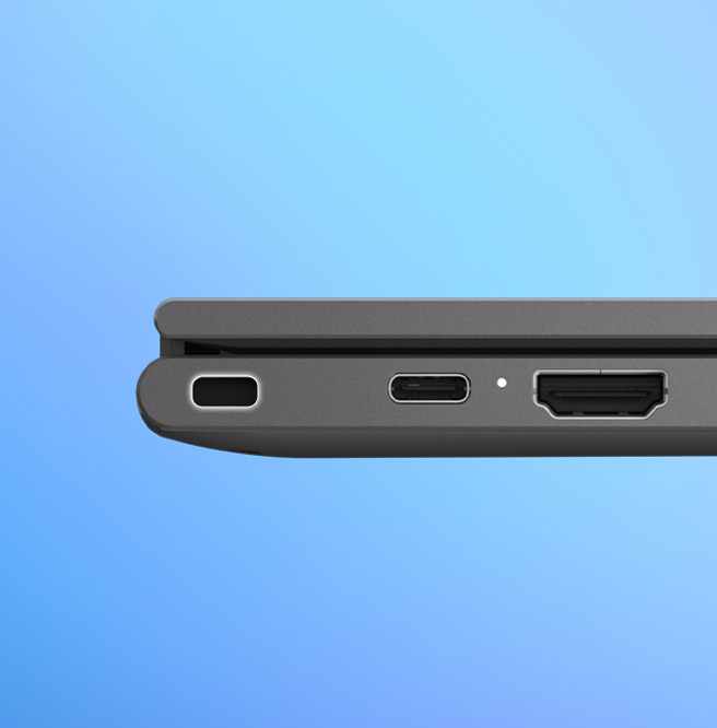 MSI Modern 14S laptop with Kensington lock slot for physical security