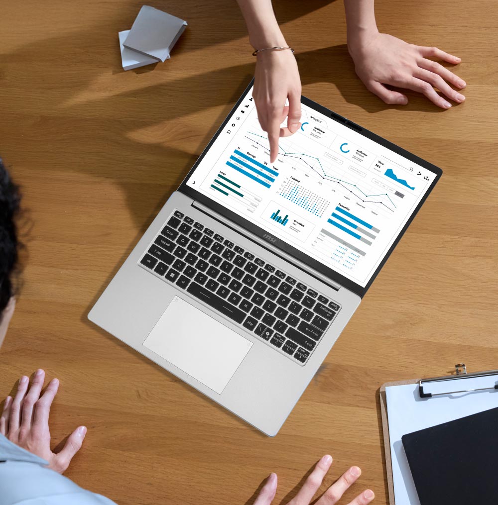 Modern 14S:Flip-n-Share