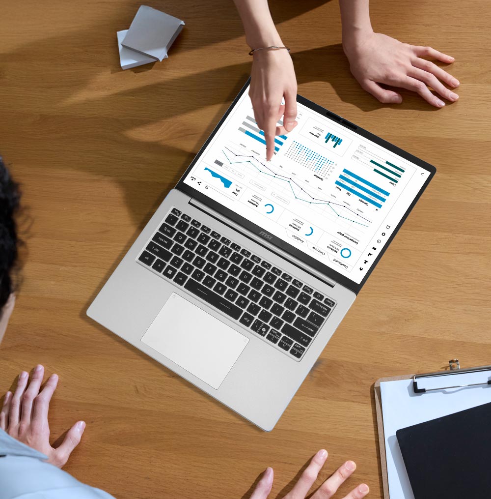 Modern 14S:Flip-n-Share