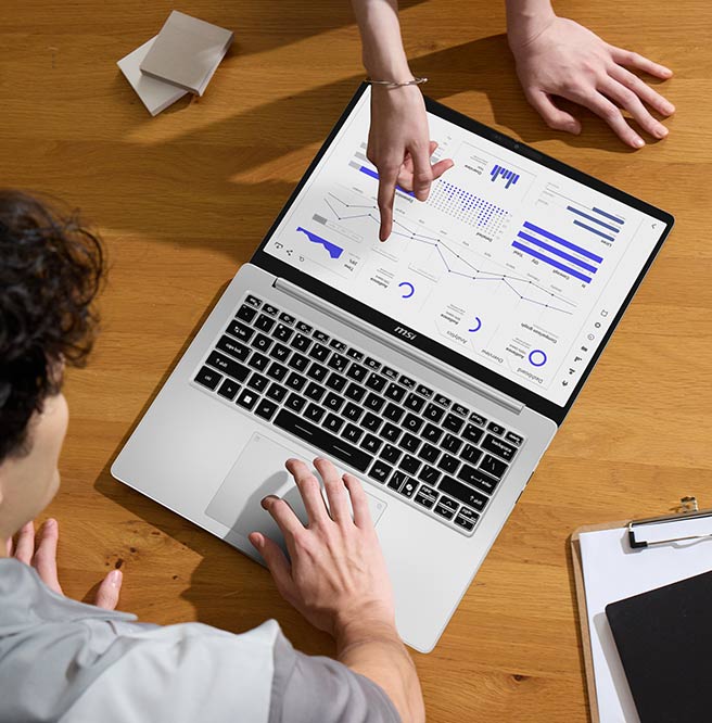 Modern 14S:Flip-n-Share