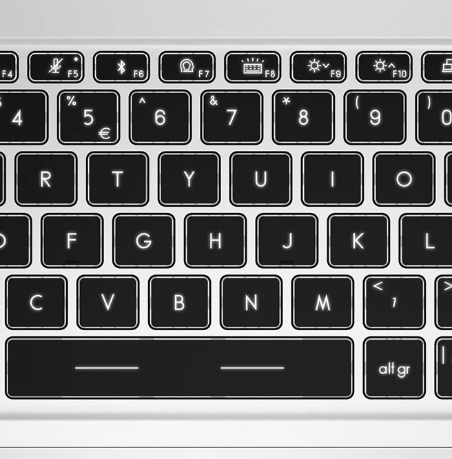 Modern 14S:The Smudge-resistant Keyboard