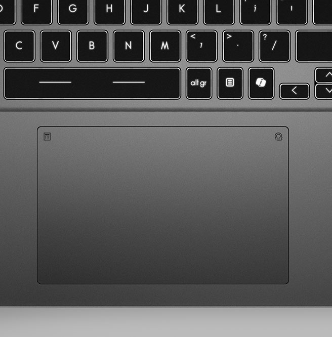 Modern 14S:Action Touchpad