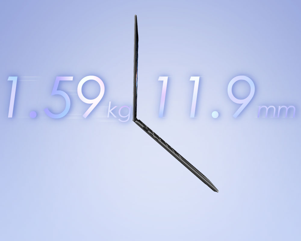MSI Prestige16 Flip AI laptop only weight 1.6kg and 11.9mm thin