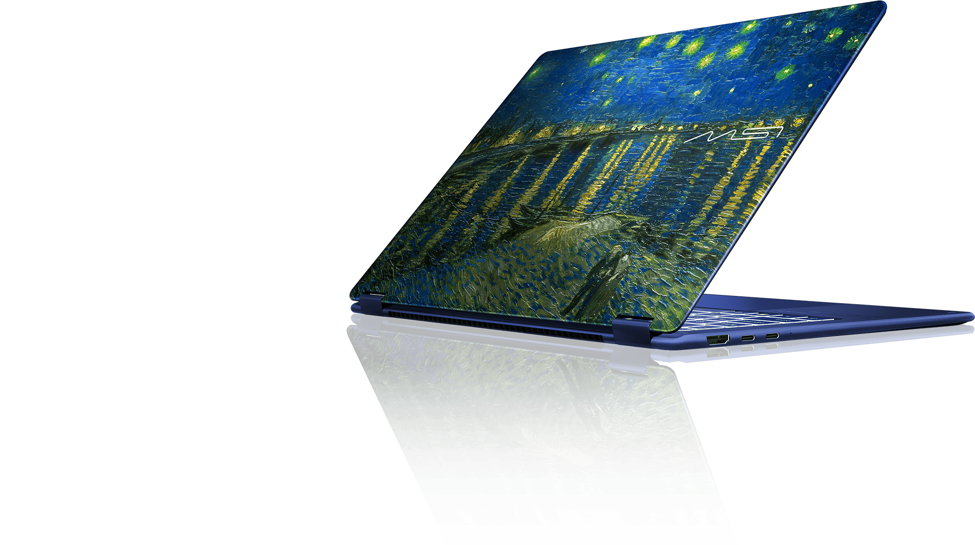 Pretige 14 Flip AI+ Vincent van Gogh Edition - Starry Night Over the Rhône