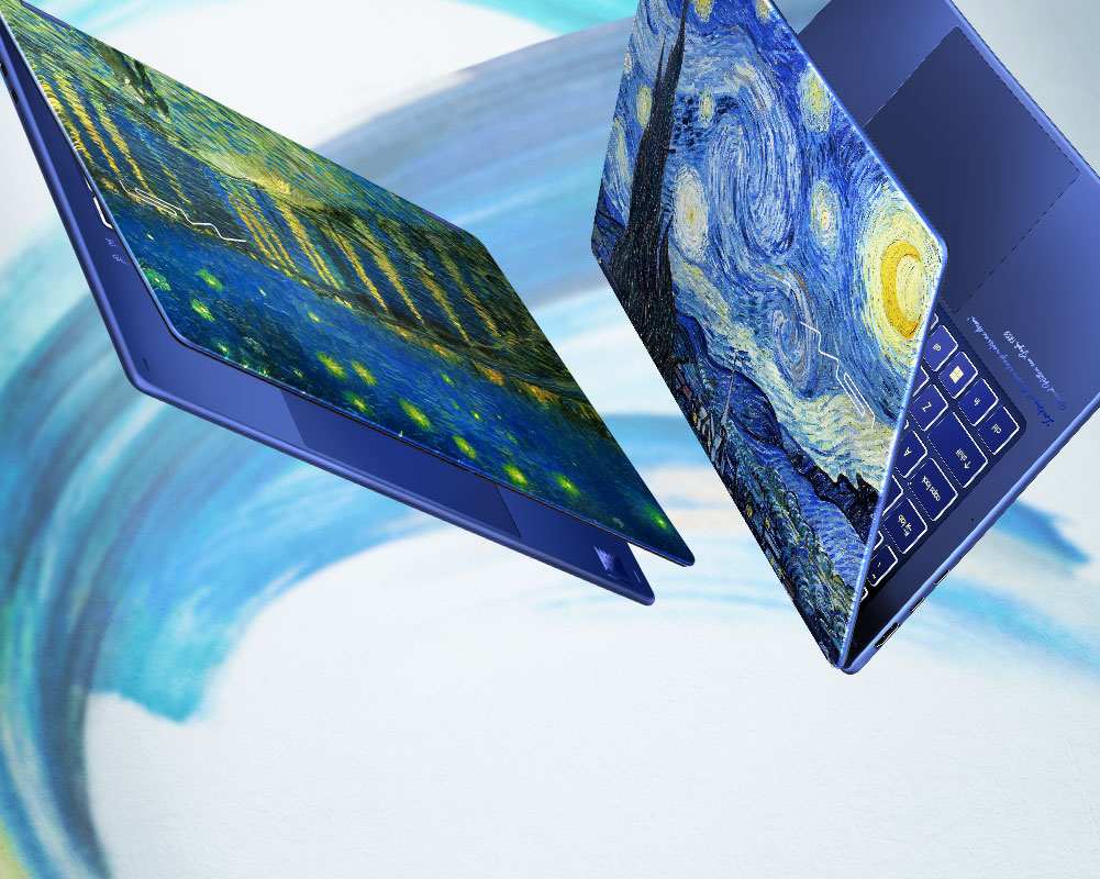 MSI Prestige 14 Flip AI+ Vincent van Gogh Edition laptop Crafted like art