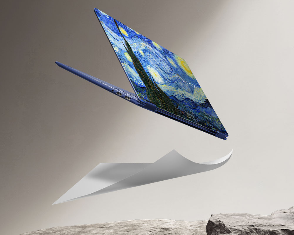 MSI Prestige 14 Flip AI+ Vincent van Gogh Edition Lightness, sculpted