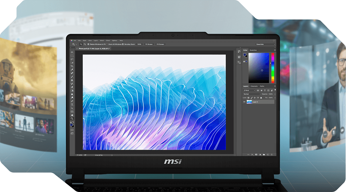 MSI AI Engine Intelligent Content Creation mode