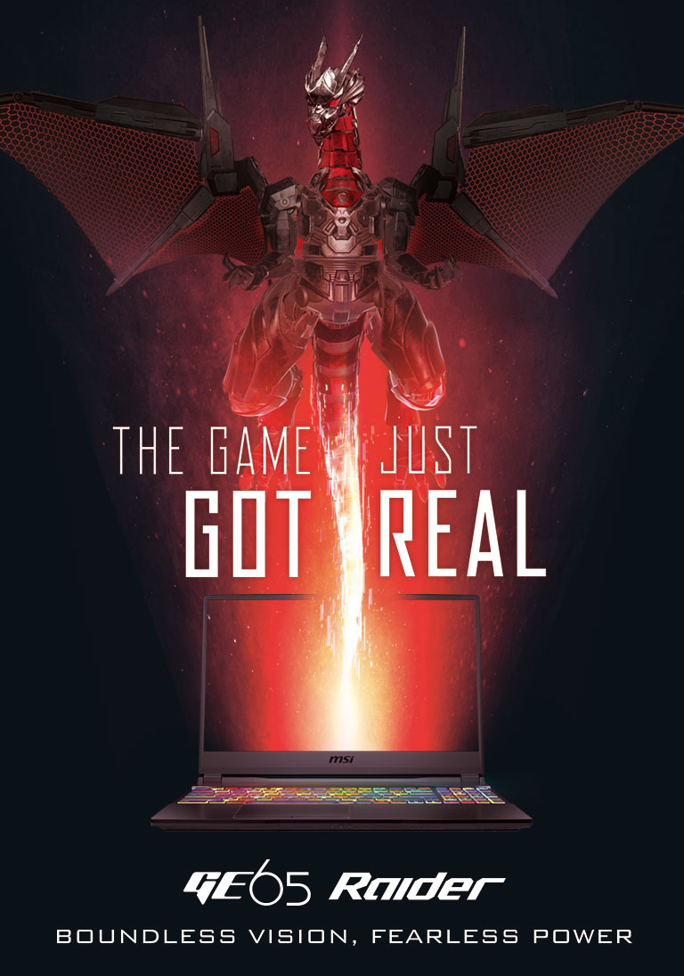 Msi Ge65 Raider The Game Just Got Real