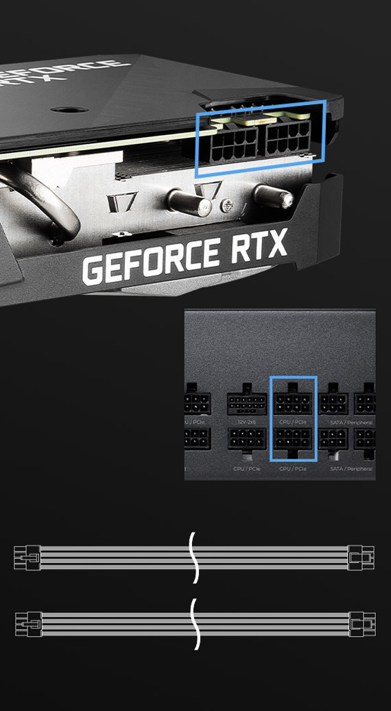 2 x 8-pin VGA Power Connector