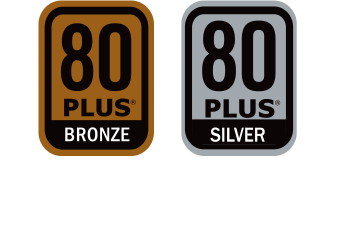 80 PLUS BRONZE CERTIFIED