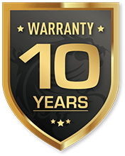 10 YEAR WARRANTY icon