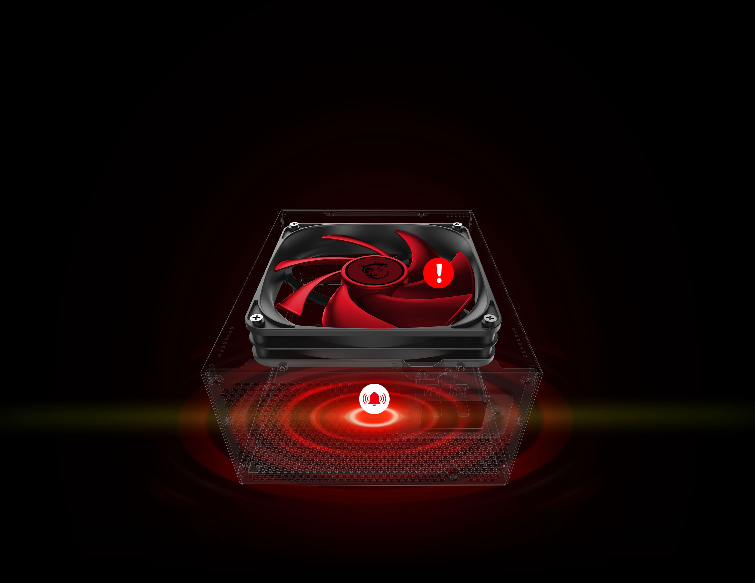 MPG Ai1600TS PCIE5 - Fan Safeguard