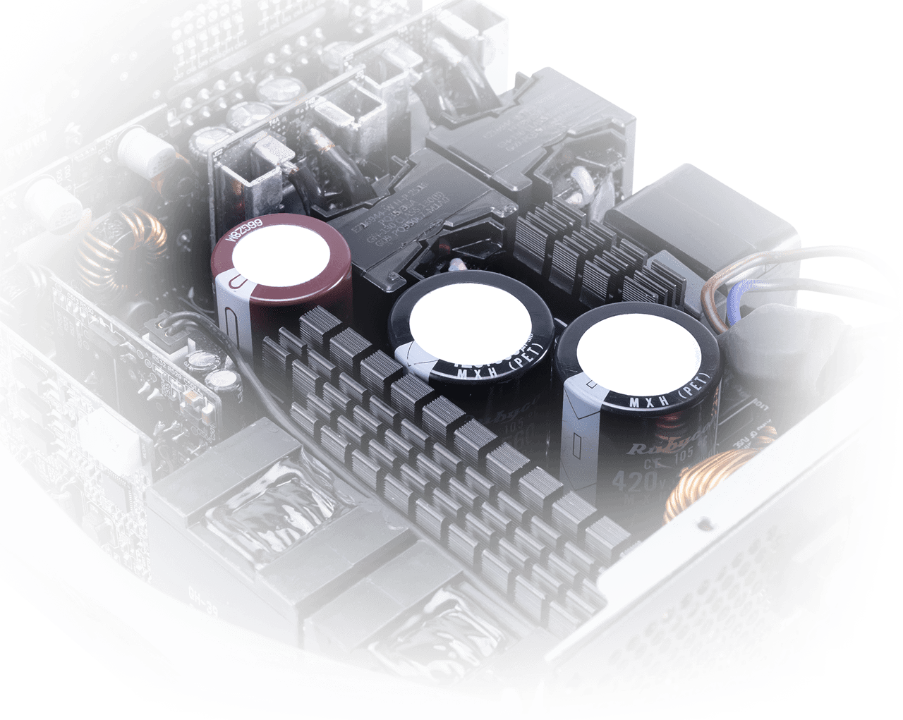 MPG Ai1600TS PCIE5 - Server-grade Electrolytic 105°C Capacitor