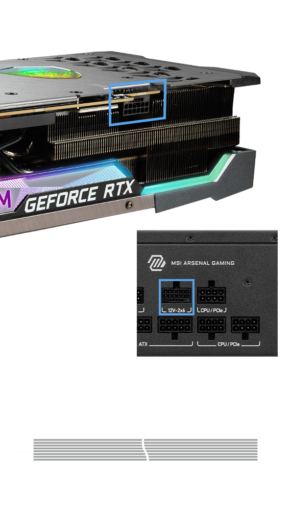 1 x 16-pin VGA Power Connector