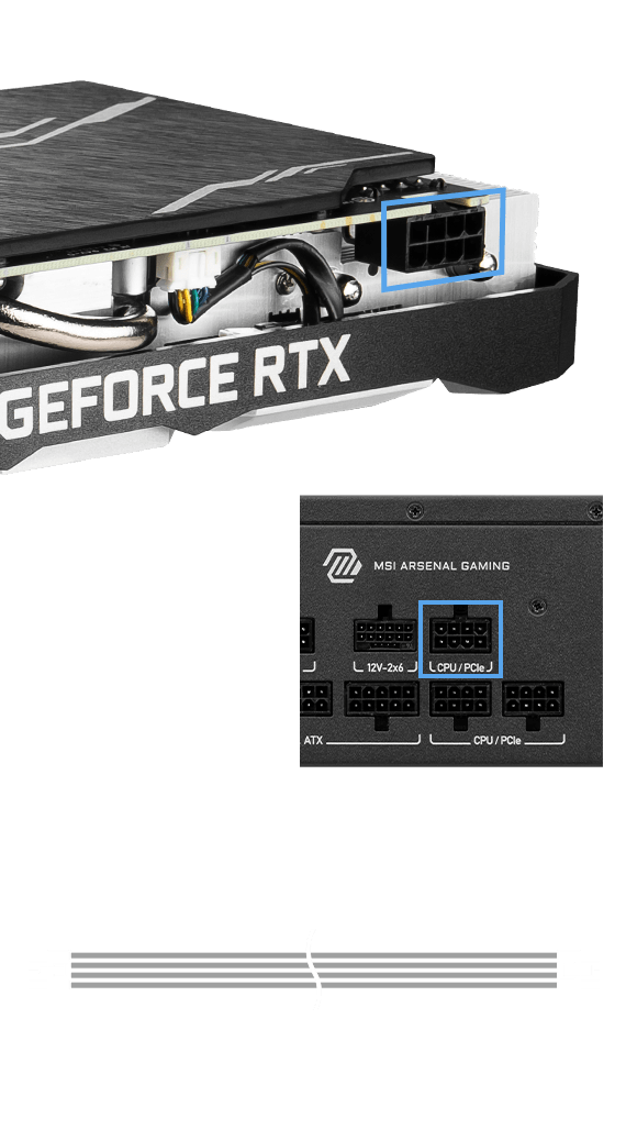 1 x 8-pin VGA Power Connector