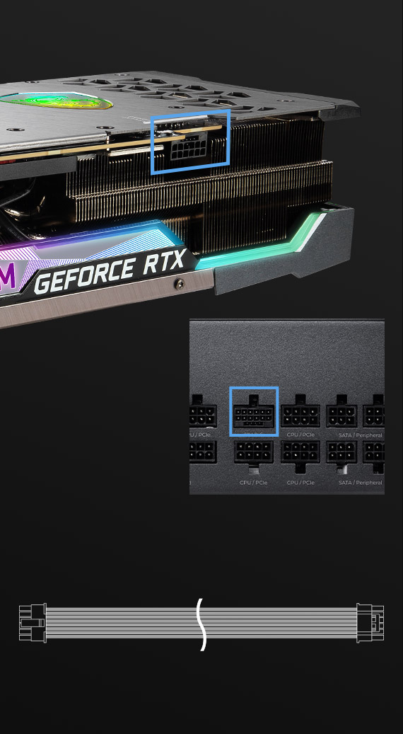 1 x 16-pin VGA Power Connector