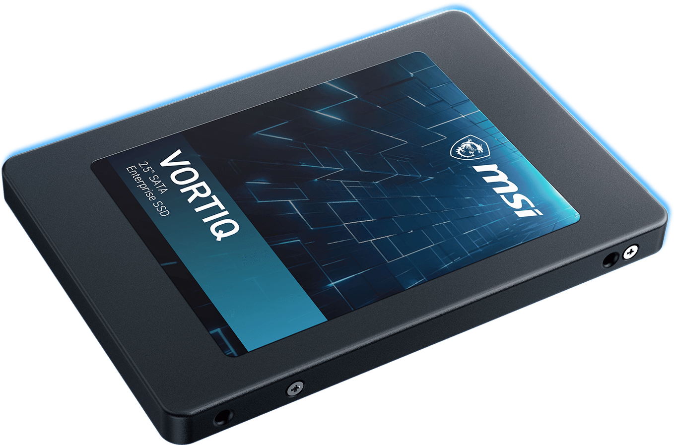 MSI Vortiq SATA standard compact form factor SSD render