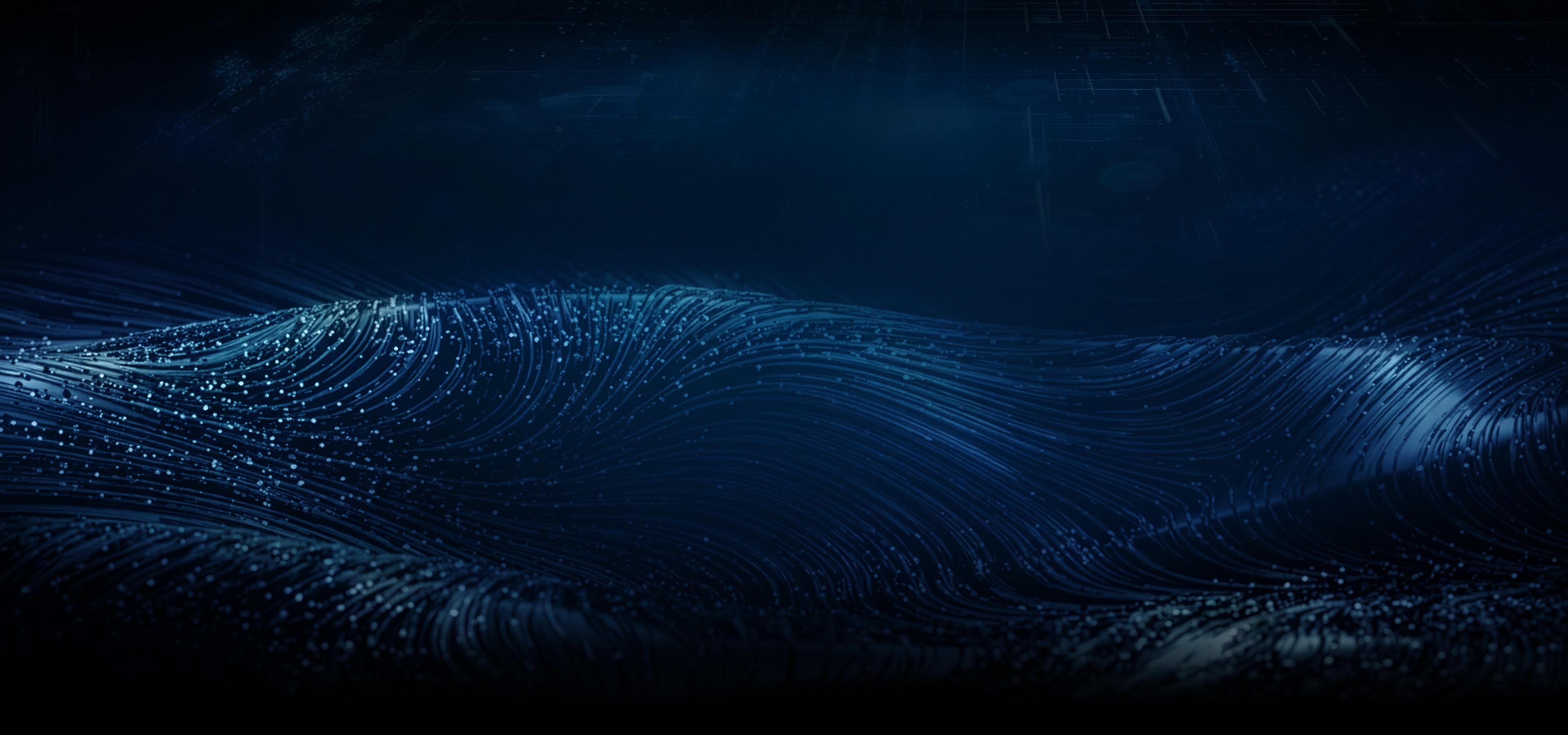 Blue abstract background pattern for the superior random I/O section