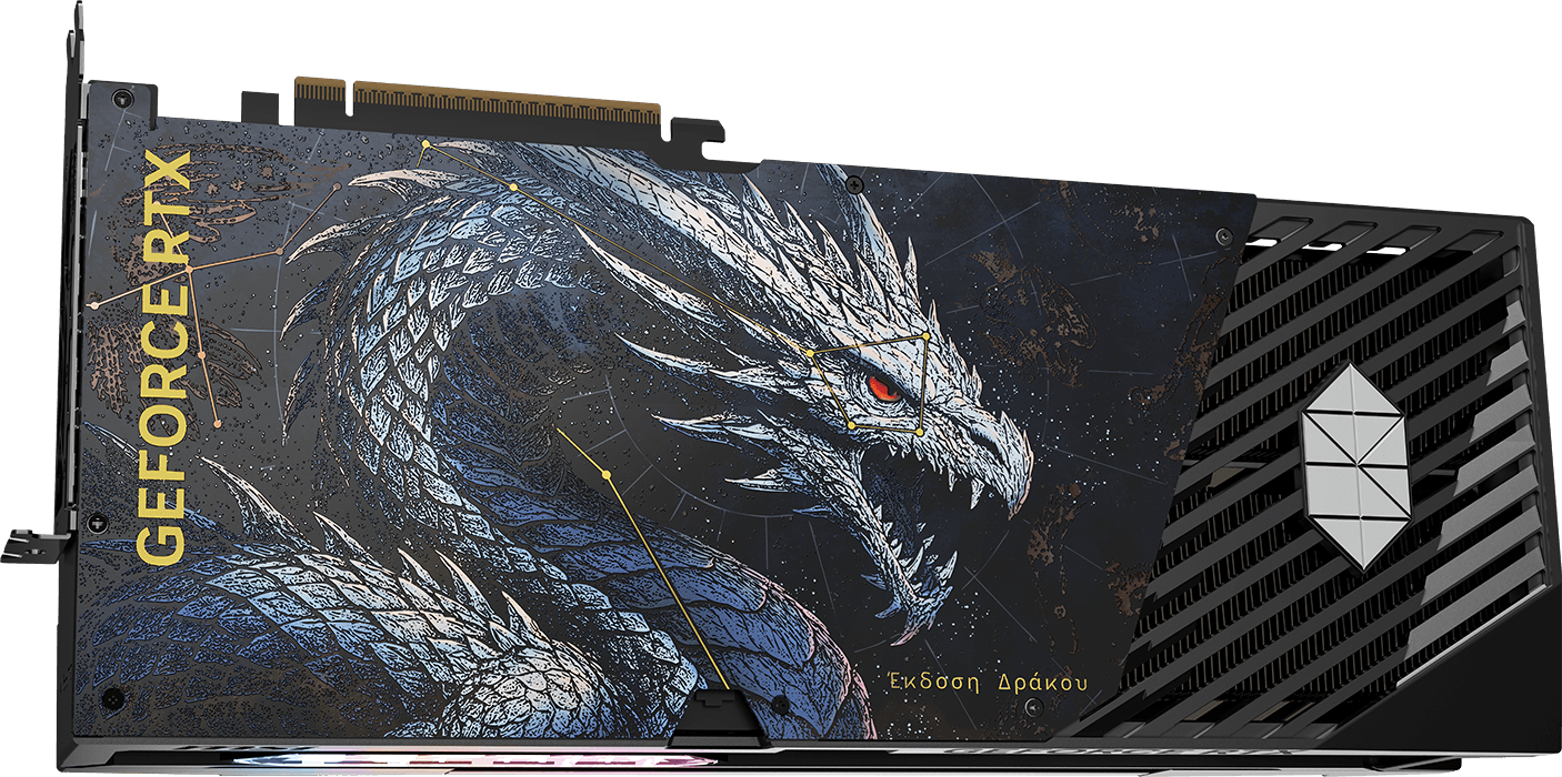 MSI GeForce RTX 5080 16G SUPRIM Draco Epic etched metal backplate