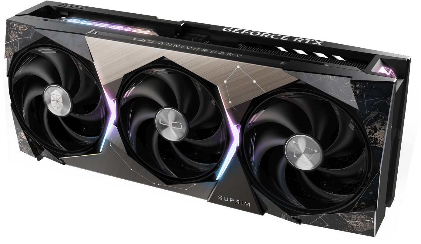 MSI GeForce RTX 5080 16G SUPRIM Draco Epic front view