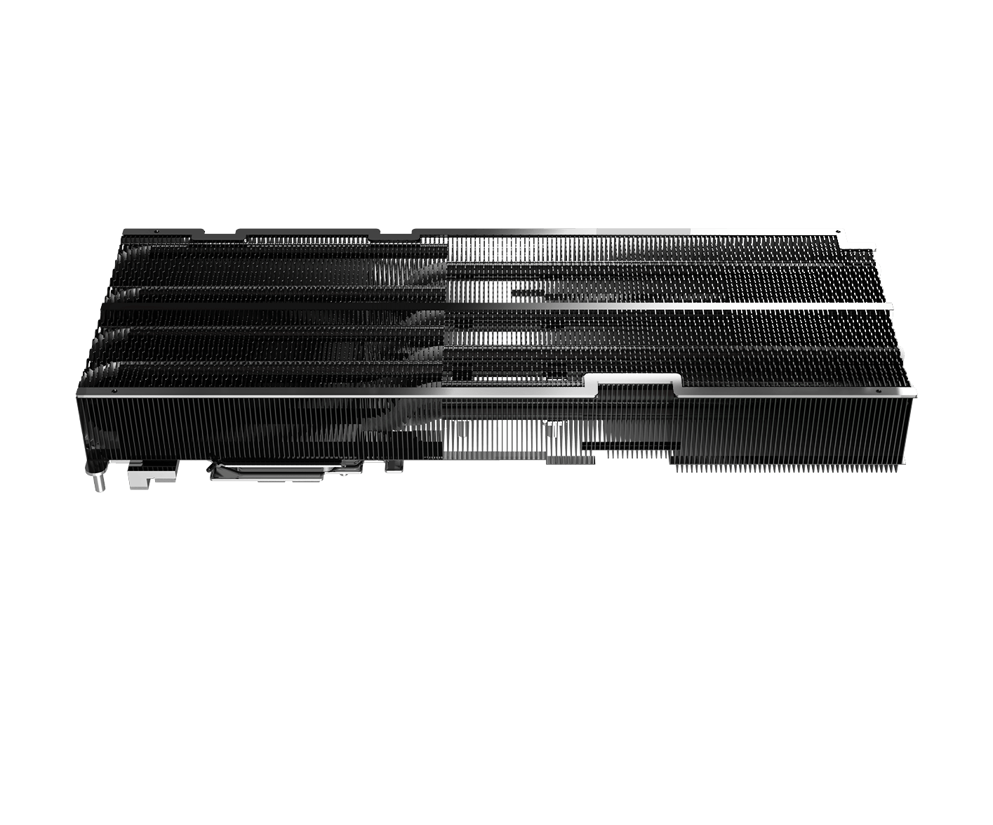 MSI GeForce RTX 5080 16G SUPRIM Draco Epic heatsink with heat pipes and fin array