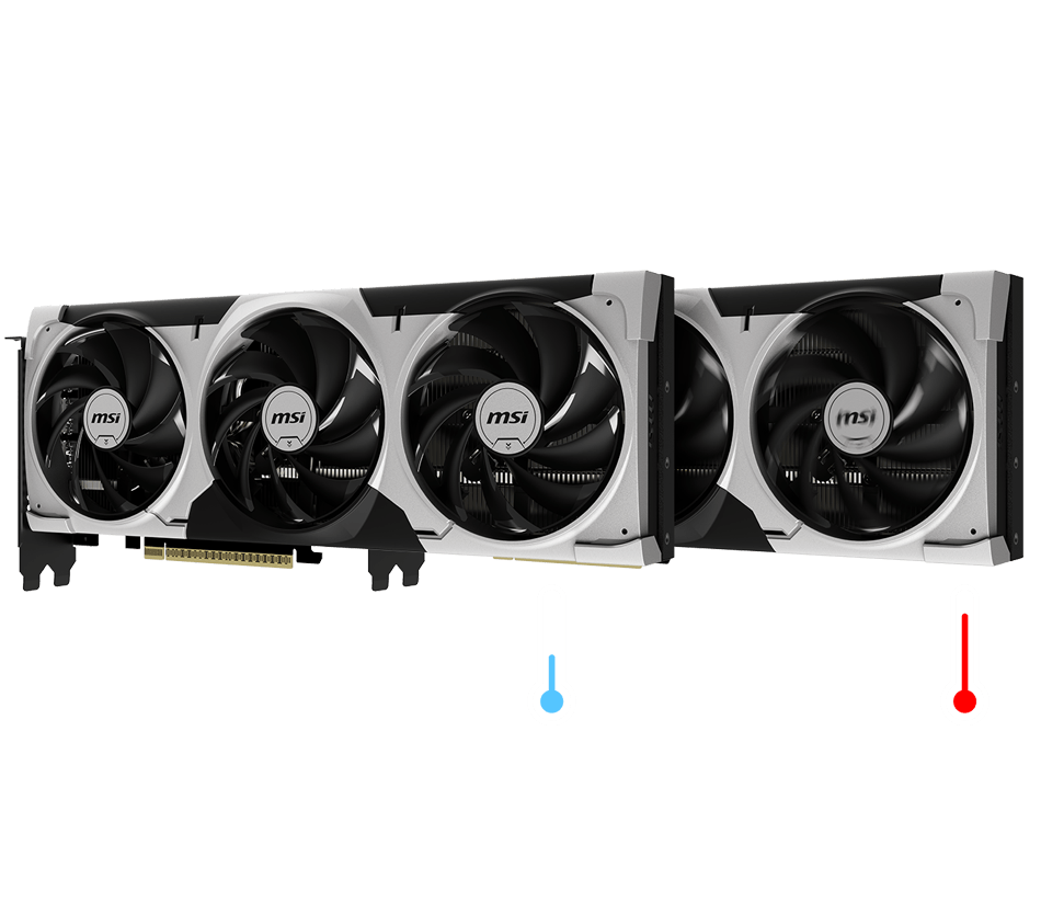 グラフィックボード・グラボ・ビデオカード MSI GeForce RTX 5060 8G VENTUS 3X OC MSI、GeForce RTX™ 5060 Tiを搭載したグラフィックスカード