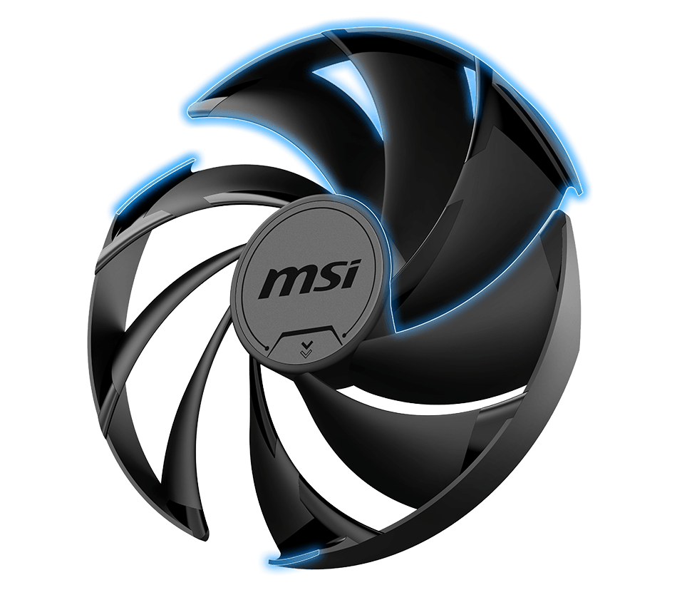 MSI Ventus Torx fan 5.0 detail