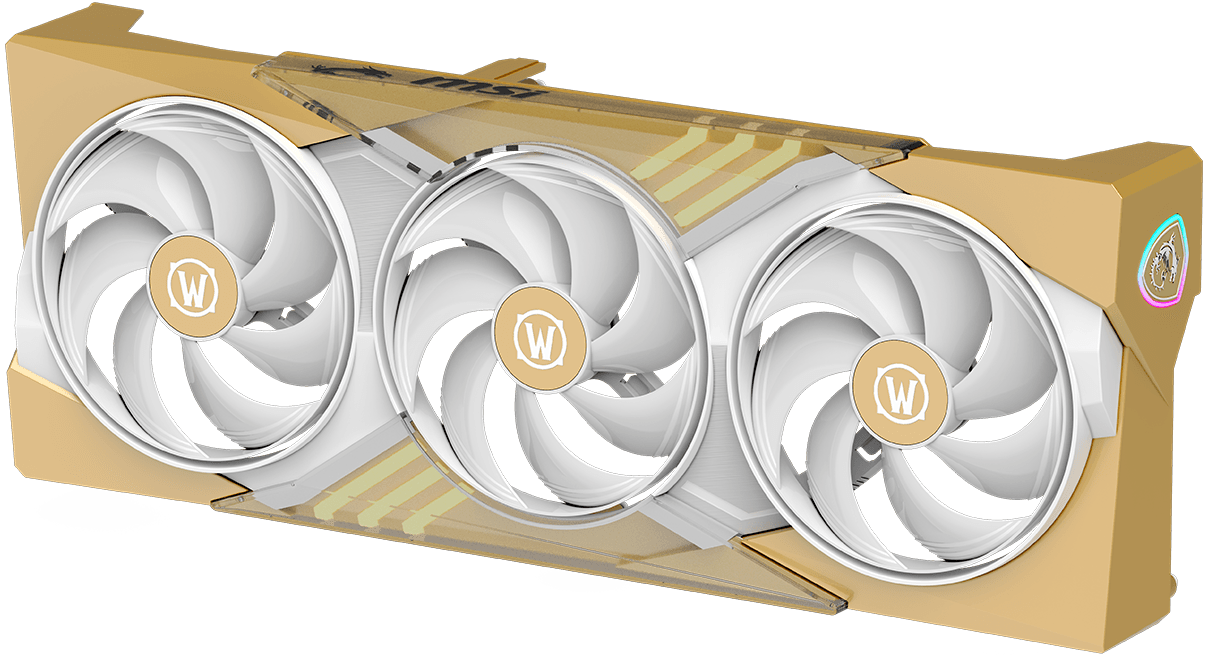 Graphics card thermal design explosion view front layer