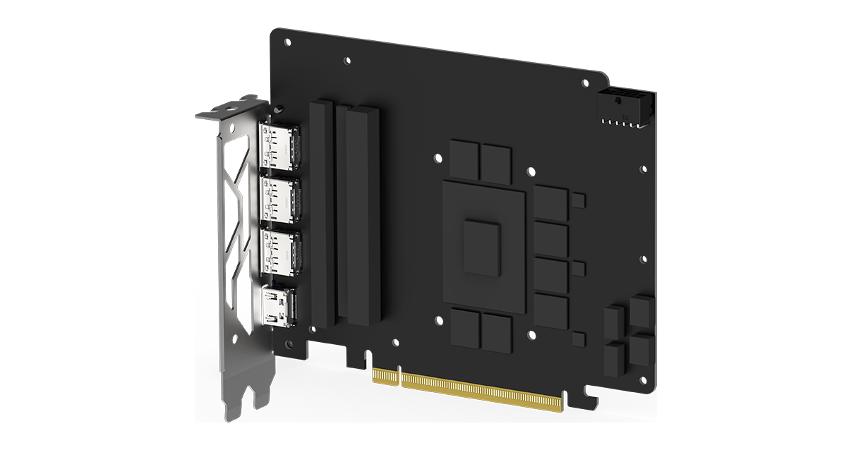 Graphics card thermal design explosion view base