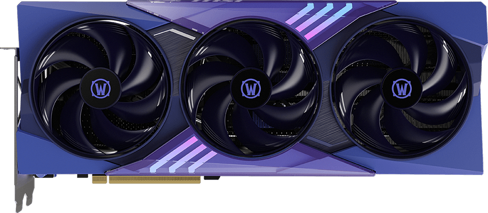 RTX 5070 12G World of Warcraft Void Edition product model