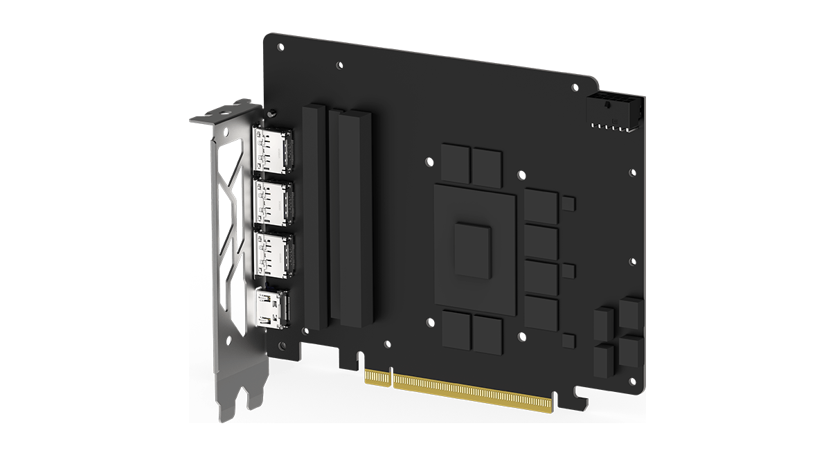 Graphics card thermal design explosion view base