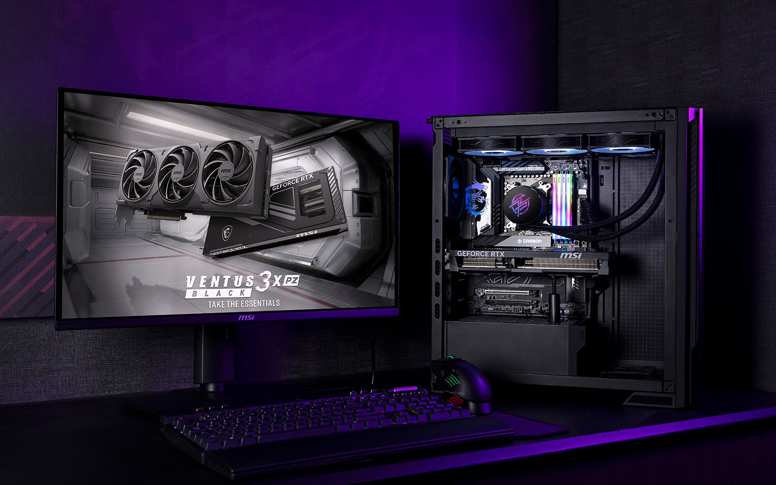 MSI GeForce RTX™ 5070 5070 Ti 16G VENTUS 3X PZ OC BLACK