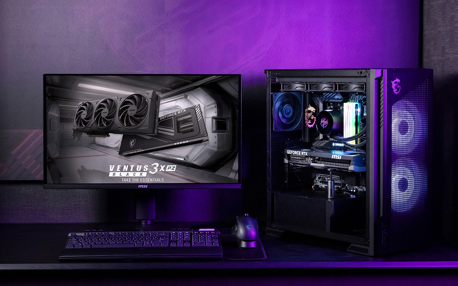 MSI GeForce RTX™ 5070 5070 Ti 16G VENTUS 3X PZ OC BLACK