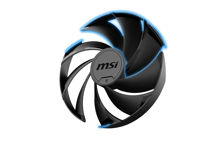 MSI Ventus Torx fan 5.0 detail