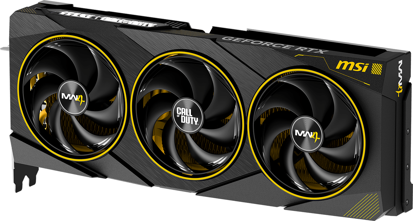 MSI GeForce RTX 5080 Call of Duty Modern Warfare edition graphics card front