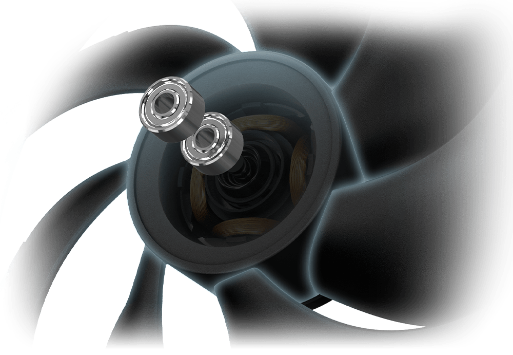 Double ball bearings