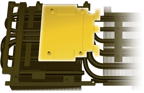 Nickel-plated copper baseplate
